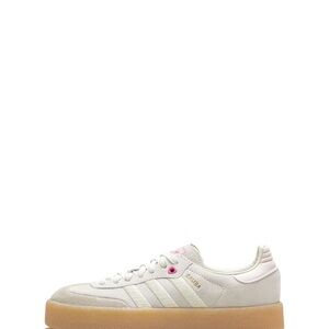 Adidas Women's Ivory Pink Fusion “Valentine’s Day” Sneakers